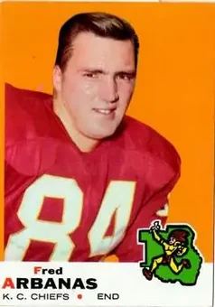 1969 Topps #89 - Fred Arbanas - Kansas City Chiefs