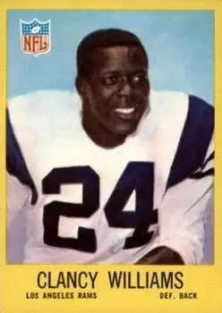 1967 Philadelphia #95 - Clancy Williams - Los Angeles Rams - Front