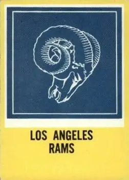 1967 Philadelphia #96 - Card #96 - Los Angeles Rams - Front