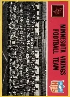 1967 Philadelphia #97 - Card #97 - Minnesota Vikings