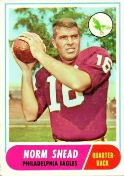 1968 Topps #110 - Norm Snead - Philadelphia Eagles