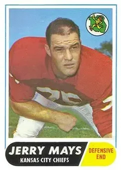 1968 Topps #119 - Jerry Mays - Kansas City Chiefs