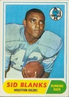 1968 Topps #120 - Sid Blanks - Houston Oilers