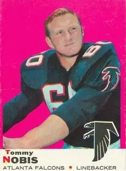 1969 Topps #93 - Tommy Nobis - Atlanta Falcons
