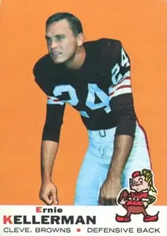 1969 Topps #96 - Ernie Kellerman - Cleveland Browns