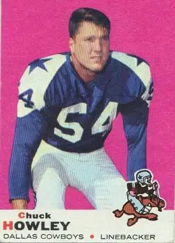 1969 Topps #97 - Chuck Howley - Dallas Cowboys