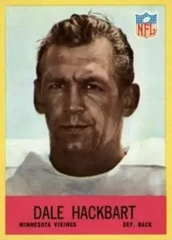 1967 Philadelphia #102 - Dale Hackbart - Minnesota Vikings