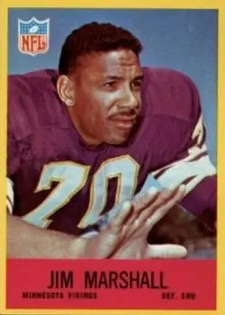 1967 Philadelphia #103 - Jim Marshall - Minnesota Vikings - Front