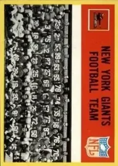 1967 Philadelphia #109 - Card #109 - New York Giants