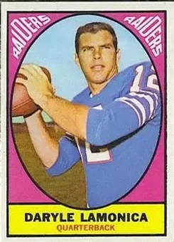 1967 Topps #103 - Daryle Lamonica - Oakland Raiders