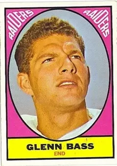 1967 Topps #104 - Glenn Bass - Oakland Raiders