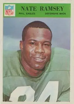 1966 Philadelphia #139 - Nate Ramsey - Philadelphia Eagles
