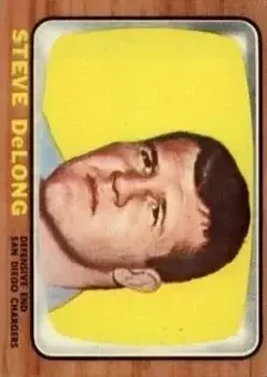 1966 Topps #121 - Steve DeLong - San Diego Chargers 1966 Topps #121 - Steve DeLong - San Diego Chargers
