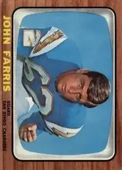 1966 Topps #122 - John Farris - San Diego Chargers 1966 Topps #122 - John Farris - San Diego Chargers