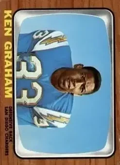 1966 Topps #123 - Kenny Graham - San Diego Chargers 1966 Topps #123 - Kenny Graham - San Diego Chargers