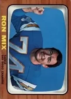 1966 Topps #128 - Ron Mix - San Diego Chargers 1966 Topps #128 - Ron Mix - San Diego Chargers