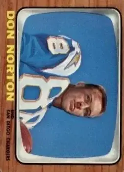 1966 Topps #129 - Don Norton - San Diego Chargers - Front