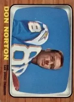 1966 Topps #129 - Don Norton - San Diego Chargers 1966 Topps #129 - Don Norton - San Diego Chargers