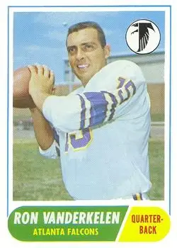 1968 Topps #125 - Ron Vander Kelen - Atlanta Falcons - Front
