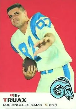 1969 Topps #103 - Billy Truax - Los Angeles Rams