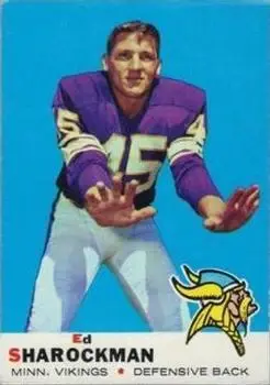 1969 Topps #104 - Ed Sharockman - Minnesota Vikings