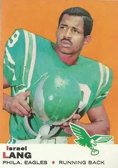 1969 Topps #107 - Israel Lang - Philadelphia Eagles