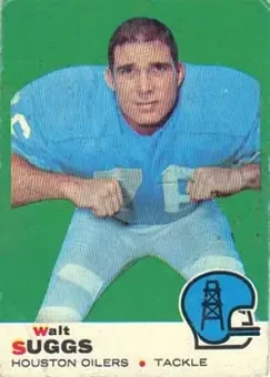 1969 Topps #118 - Walter Suggs - Houston Oilers