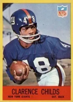 1967 Philadelphia #111 - Clarence Childs - New York Giants