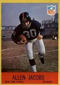 1967 Philadelphia #112 - Allen Jacobs - New York Giants