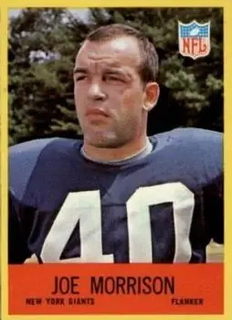 1967 Philadelphia #116 - Joe Morrison - New York Giants