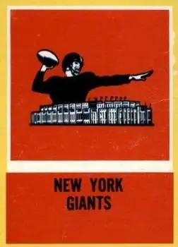 1967 Philadelphia #120 - Card #120 - New York Giants - Front 1967 Philadelphia #120 - Card #120 - New York Giants - Front