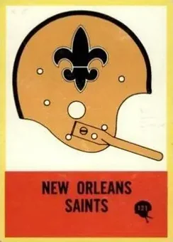 1967 Philadelphia #121 - Card #121 - New Orleans Saints