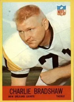 1967 Philadelphia #122 - Charley Bradshaw - New Orleans Saints - Front