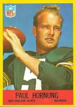 1967 Philadelphia #123 - Paul Hornung - New Orleans Saints - Front