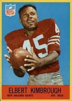 1967 Philadelphia #124 - Elbert Kimbrough - New Orleans Saints - Front