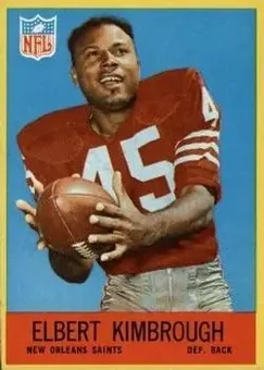 1967 Philadelphia #124 - Elbert Kimbrough - New Orleans Saints
