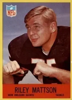 1967 Philadelphia #127 - Riley Mattson - New Orleans Saints