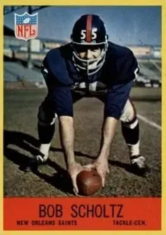 1967 Philadelphia #129 - Bob Scholtz - New Orleans Saints