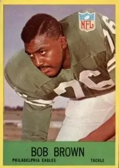 1967 Philadelphia #135 - Bob Brown - Philadelphia Eagles