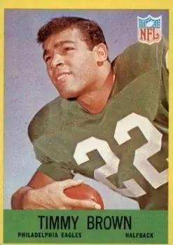 1967 Philadelphia #136 - Tim Brown - Philadelphia Eagles - Front