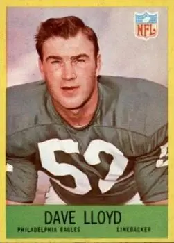 1967 Philadelphia #138 - Dave Lloyd - Philadelphia Eagles