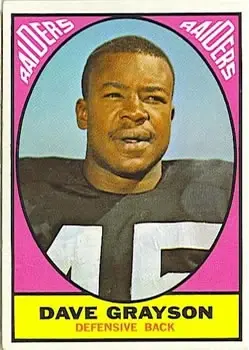 1967 Topps #111 - Dave Grayson - Oakland Raiders - Front
