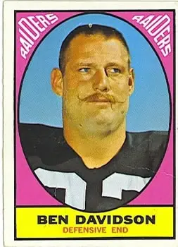 1967 Topps #116 - Ben Davidson - Oakland Raiders