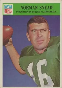 1966 Philadelphia #142 - Norm Snead - Philadelphia Eagles
