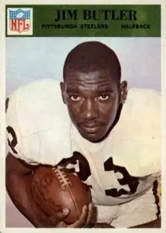 1966 Philadelphia #147 - Jim Butler - Pittsburgh Steelers