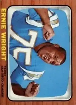 1966 Topps #131 - Ernie Wright - San Diego Chargers - Front 1966 Topps #131 - Ernie Wright - San Diego Chargers - Front