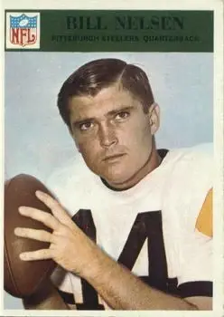 1966 Philadelphia #153 - Bill Nelsen - Pittsburgh Steelers