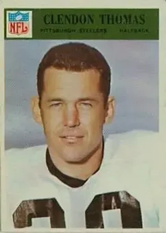 1966 Philadelphia #155 - Clendon Thomas - Pittsburgh Steelers