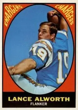 1967 Topps #123 - Lance Alworth - San Diego Chargers