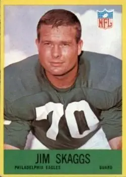 1967 Philadelphia #143 - Jim Skaggs - Philadelphia Eagles